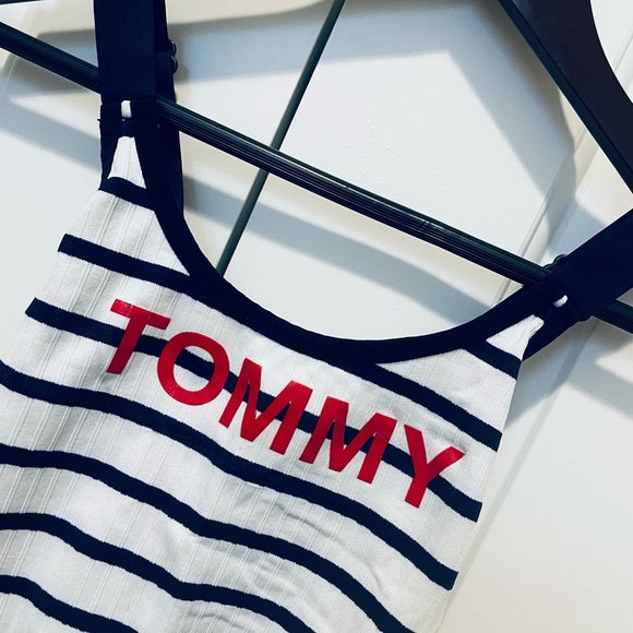 ❤️ Tommy Hilfiger Striped Seamless Bodysuit ❤️ - Picture 2 of 5